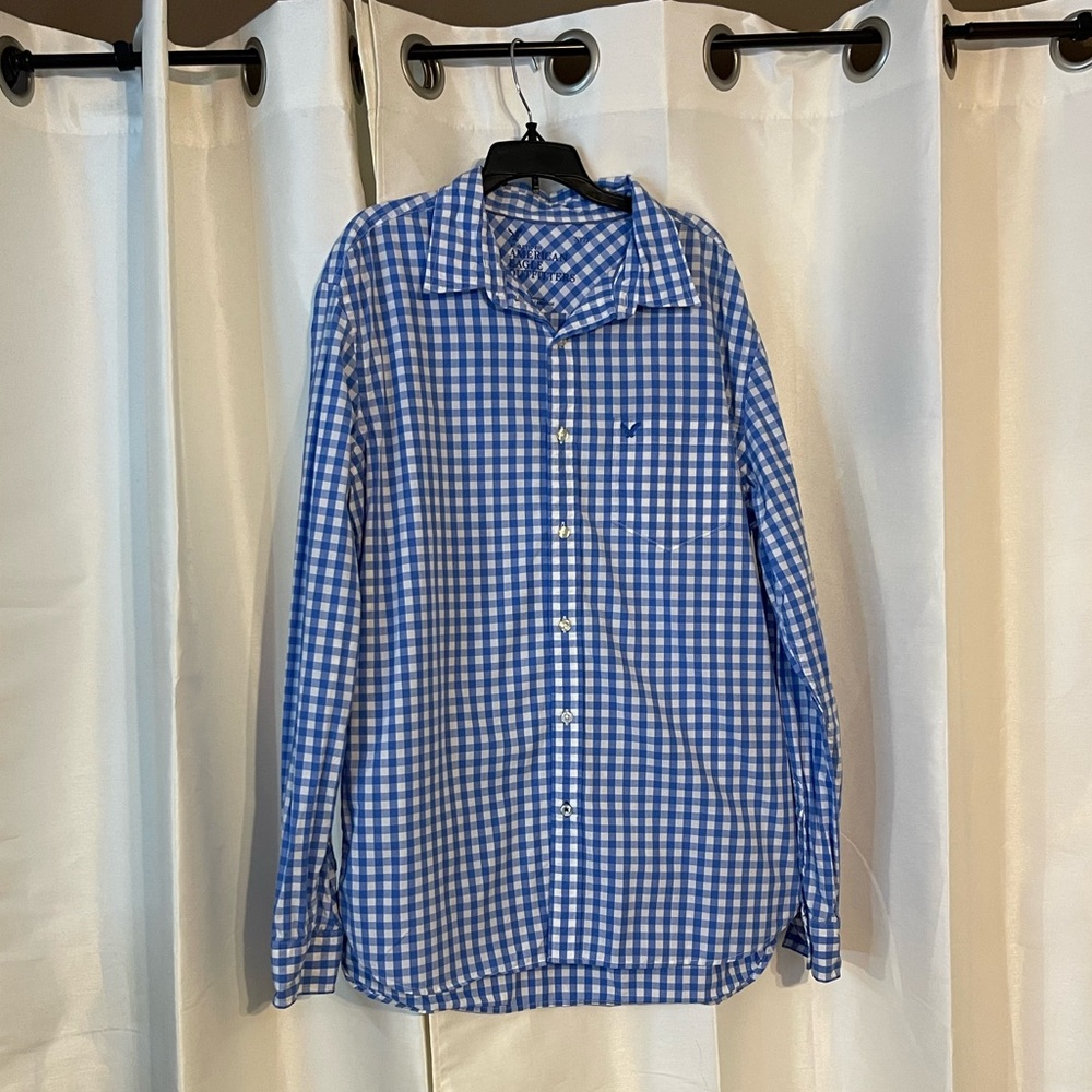 American Eagle Mens Button Down Shirt - NEW